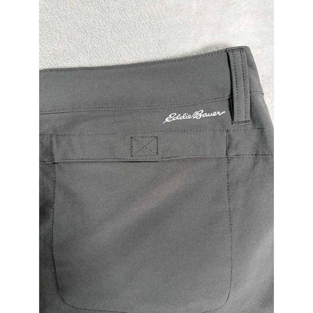 Eddie Bauer Short Women's 12 Grey Adventurer Performance Cargo 0085